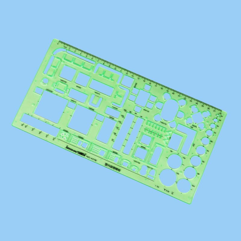 1 : 100，1 : 200 双比例建筑模板