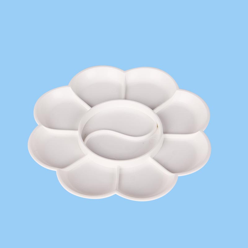 10 孔梅花形调色碟